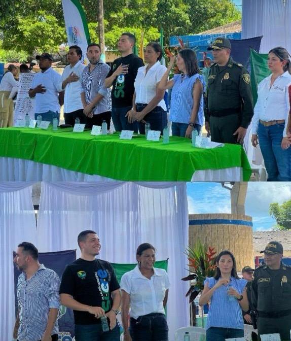 Evento con autoridades locales