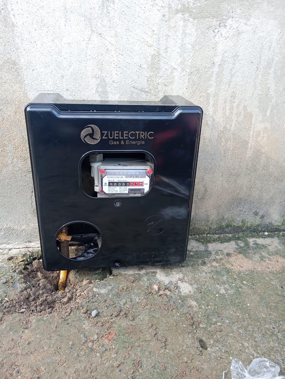 Medidor Zuelectric instalado